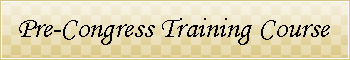 Pre-Congress Training Course [JPEG Download]