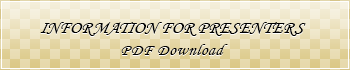 Information for Presenters [PDF]